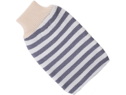 Toalla de baño, guante de ducha de doble cara, a rayas, suave y duradera, Vayotoy para mujer