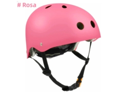 Casco de bicicleta infantil ajustable para niños pequeños y niños. Mdug (rosa M)