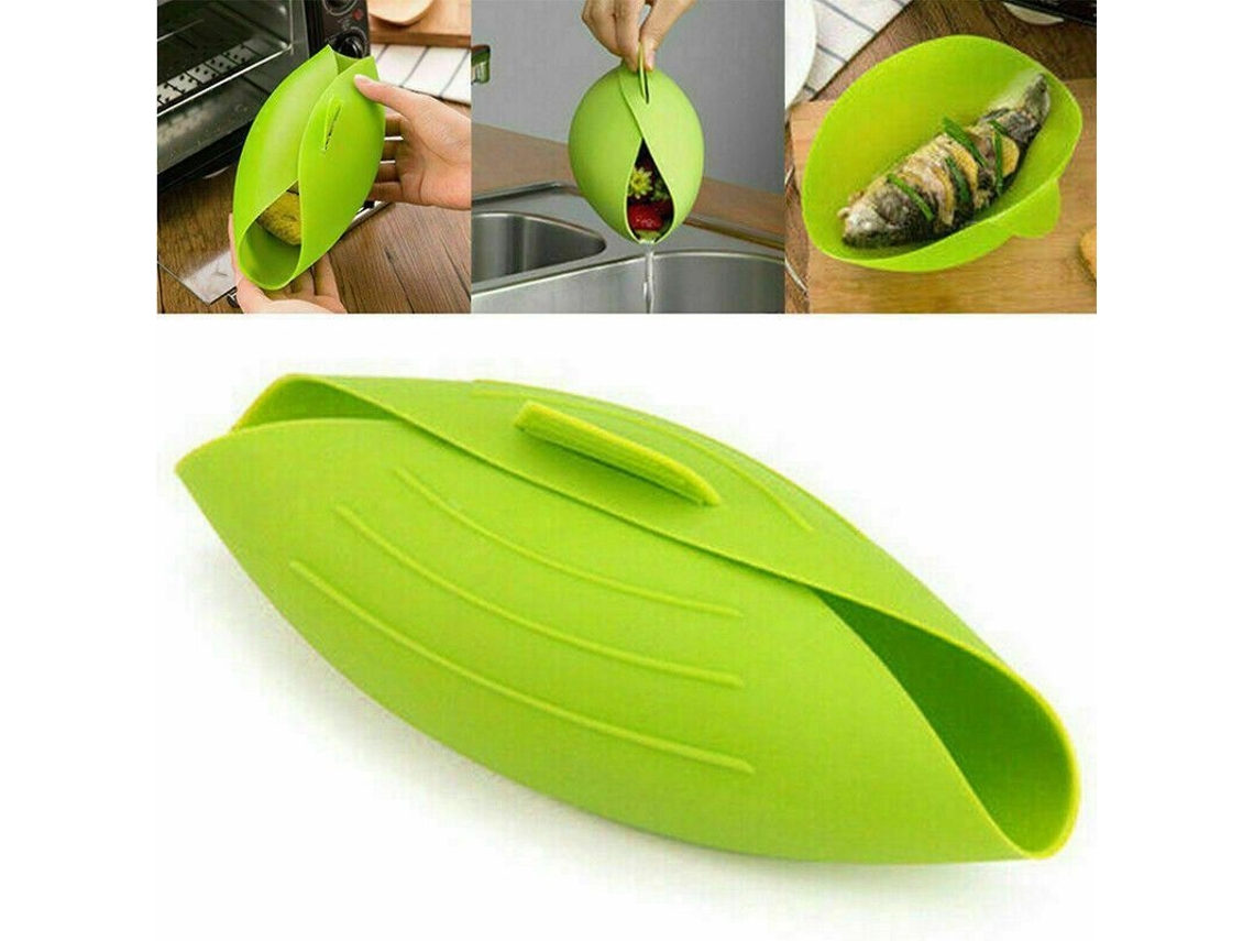 Moldes De Silicona Para Hornear Pan, Recipientes Plegables Para Cocinar, Horno Microondas Y Refrigerador, 2 Piezas