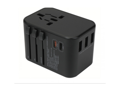 Cargador Todo Uno Usb Tipo Pd Qc Dual Enchufe Electricidad Viaje Ue Ee Uu Onu Reino Unido