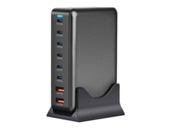 Gan Tech Cargador Bakeey Ymx-500w De 500 W Con 8 Puertos Usb Pd, 2 Usb-a 6 Usb-c Pd Qc, Estación De Carga Rápida De Escritorio