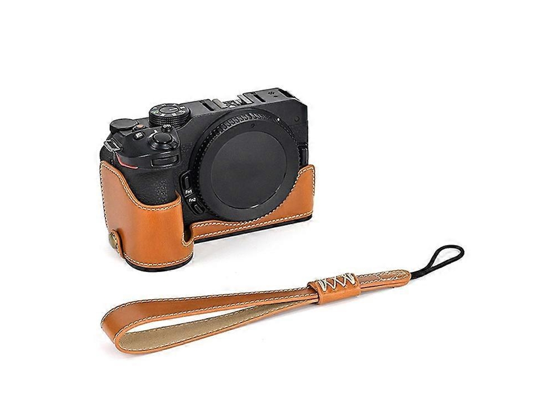 Funda protectora de piel sintética de alta calidad con parte inferior compatible con Nikon Z50/Z30 Facpoet
