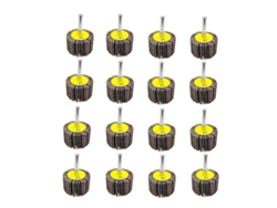 Disco De Lijado De Láminas Linjou De 30 Mm Y Grano 80, Almohadillas Abrasivas De Lijado De 6 Mm Para Taladros.