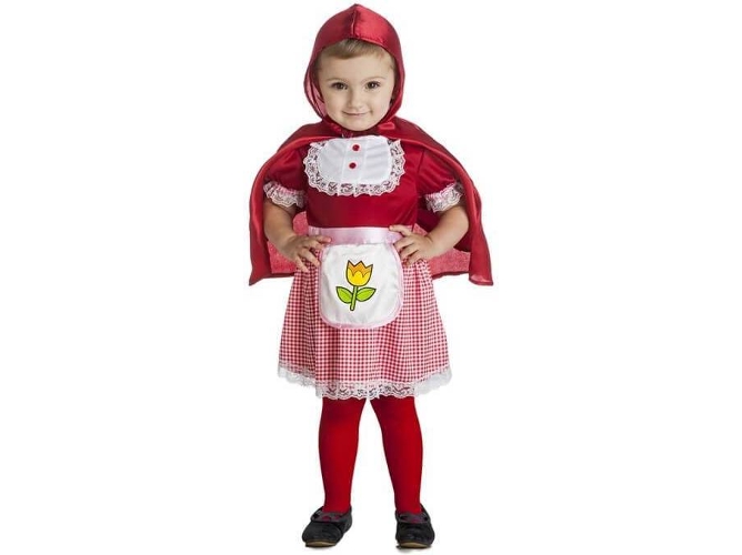 Disfraz de Bebé DISFRAZZES Caperucita (Talla: 6 a 12 meses)