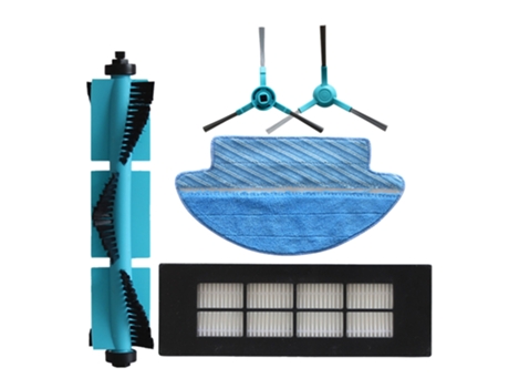 Kit de repuesto económico para Robot aspirador Cecotec Conga 3090, cepillo lateral de rodillo principal, filtro de aire Hepa y paño de mopa de micr...