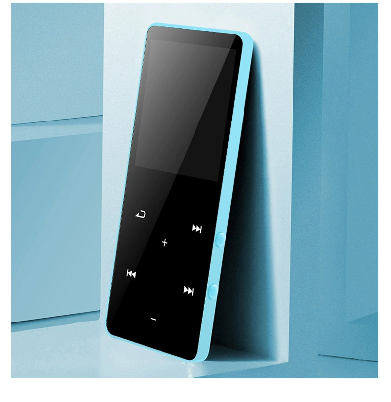 Mp3/Mp4 Reproductor 1,8 Pulgadas Touch Bluetooth Reproductor de Cintas de Música Sin Pérdidas 8GB Azul Siurn