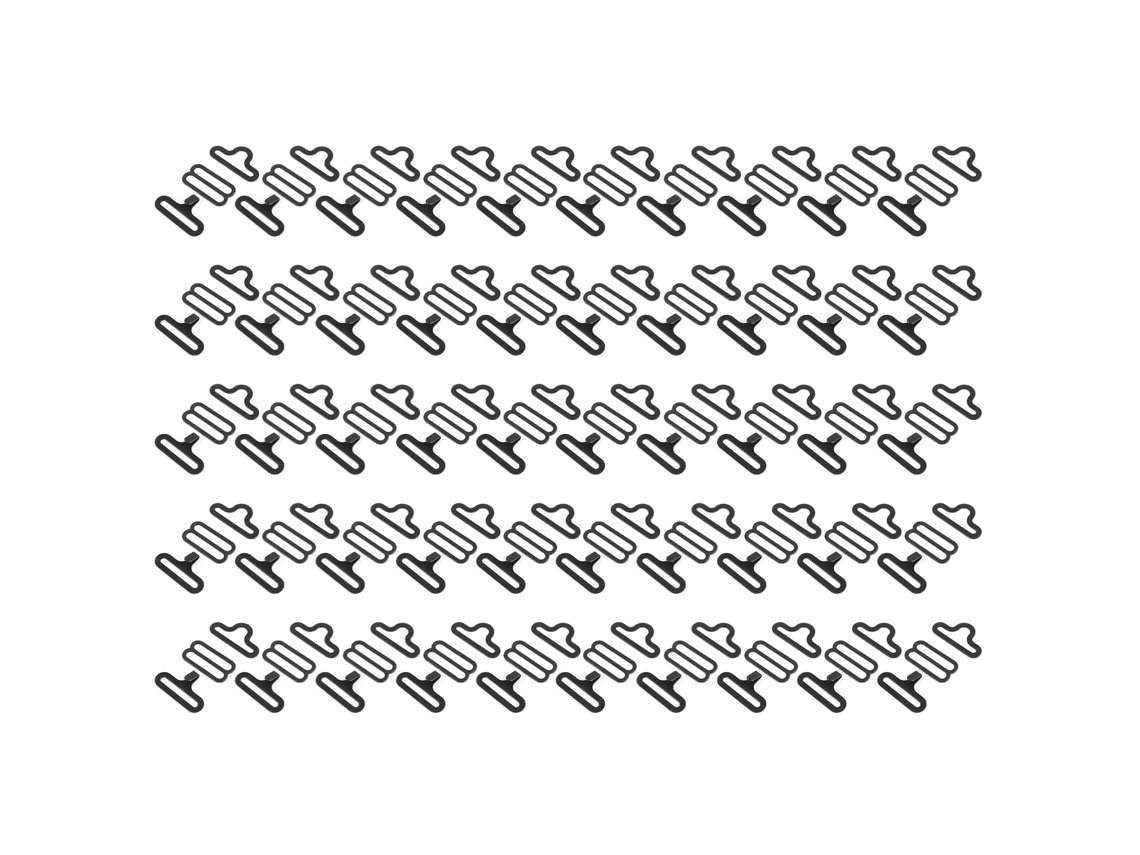 50 Juegos De Herrajes Metálicos Ajustables Para Corbatas Con Gancho Y Clip Para Bricolaje.