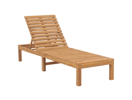 MAISON EXCLUSIVE Tumbona de madera maciza de teca
