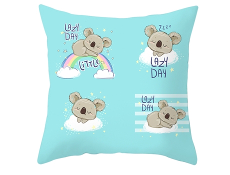 Serie de Funda Decorativa de Almohada Aartoon Animals Sunflower