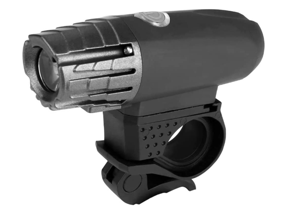 Luz delantera para bicicleta LED recargable por USB Yizhood Bright (negra)