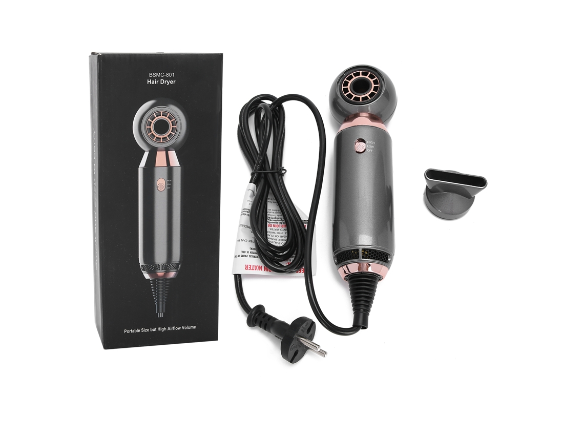 Secador De Pelo Eléctrico Ajustable Portátil Viaje Herramienta Peluquería Plug Eu 220v