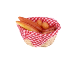 2026-miniaturas De Pan En Cesta Para Casa De Muñecas 1:12 Alimentos Juguete Divertido Regalo Decoración