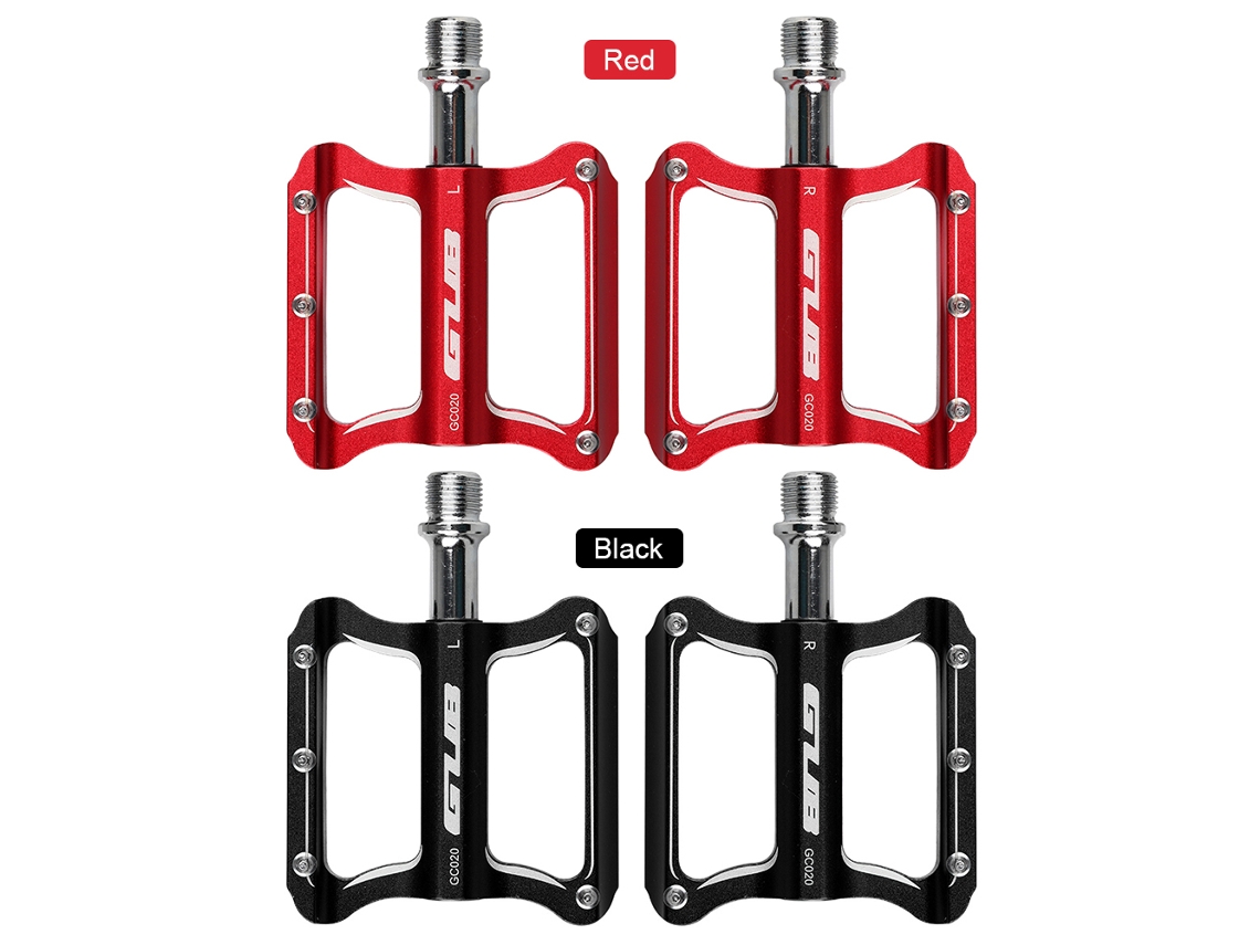 Pedales De Bicicleta De Montaña Gub De Aluminio Mecanizados Por Cnc Con Rodamientos Sellados Y Plataforma Antideslizante Ligera.