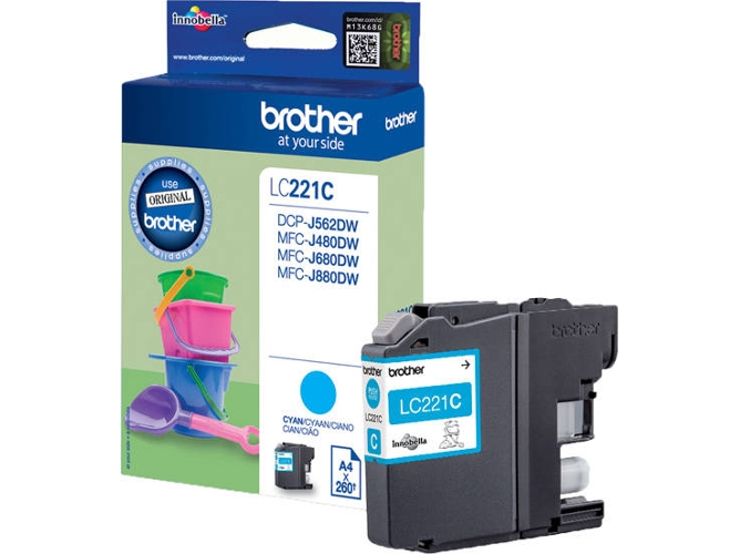 Cartucho de tinta BROTHER LC-221C