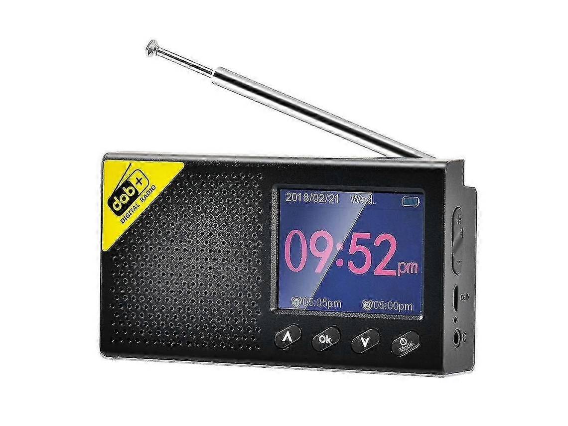 Radio portátil Dab+/dab 2025, digital y FM, Dab con Bluetooth, carga USB, 40 emisoras preestablecidas GOKOCO