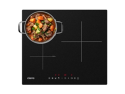 Ciarra Placa De Inducción De 59 Cm 6200 W Con 3 Zonas Función Boost Control Táctil Cd3bih