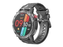 Reloj inteligente Bluetooth C22 con pantalla redonda de 1,6 pulgadas, compatible con monitores de salud y 24 modos deportivos Ly Ebike