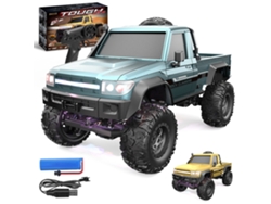 Azulenoze E201 E202 Rtr 1/20 2.4g 4wd Rock Crawler Todoterreno Led Proporcional Puente Recto Ejes Aluminio Diferencial Central Juguetes