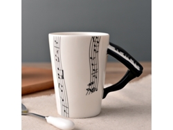 Taza de café con guitarra musical única, un gran regalo para G Siurn, taza de cerámica