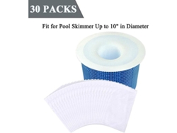 30 Calcetines Para Skimmer, Soportes Para Filtros Y Cestas Para Piscinas Y Spas Yqo