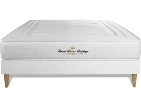 Conjunto de Somier Blanco + Colchón ROYAL PALACE BEDDING Nottingham (135x190 cm - Espuma Viscoelástica)