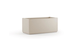 Jardinera rectangular Ethica 80 cm tiza STEFANPLAST