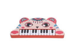 Rebe-piano Electrónico Para Crianças Com Design Infantil Educativo Instrumento Musical Brinquedo Teclado Para Iniciantes Bebê Portátil