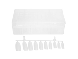 300pcs Ponteiras De Unhas Falsas De Superfície Mate Ferramenta De Manicure Diy Para Salão Em Casa (pontiagudas)