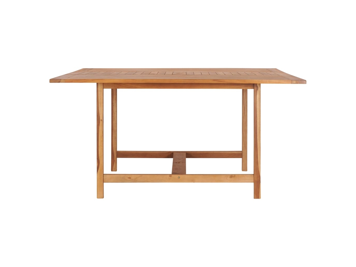 Maison Exclusive - Mesa De Jardín De Madera Maciza De Teca 150x150x76 Cm