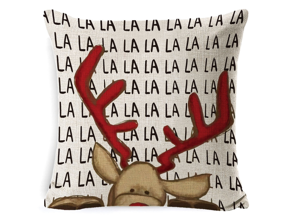 Funda De Cojín VERY LUCKY Reno De Navidad (45 Cm)