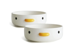 Mini Plato De Postre De 8,9 Cm Con Diseño De Pollito Adorable, 2 Unidades.