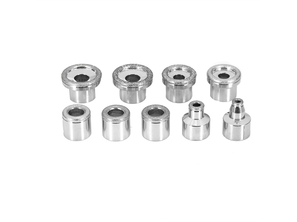 Juego De 9 Puntas De Diamante De Acero Inoxidable Para Dermoabrasión (de Repuesto)