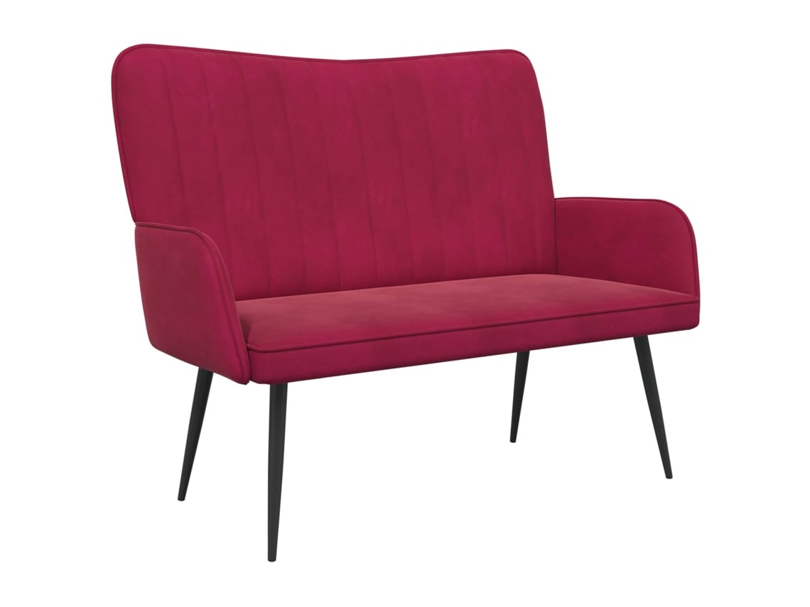 Maison Exclusive - Sofá De 2 Plazas Rojo Vino 115 X 61 X 87 Cm