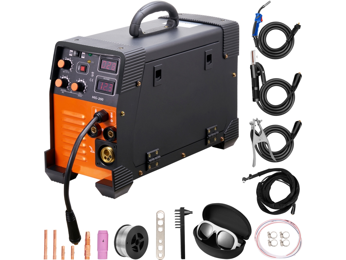 Soldadora Succebuy 3 en 1 Inverter Soldadora Mig 200 Mig Mma Tig 200 A