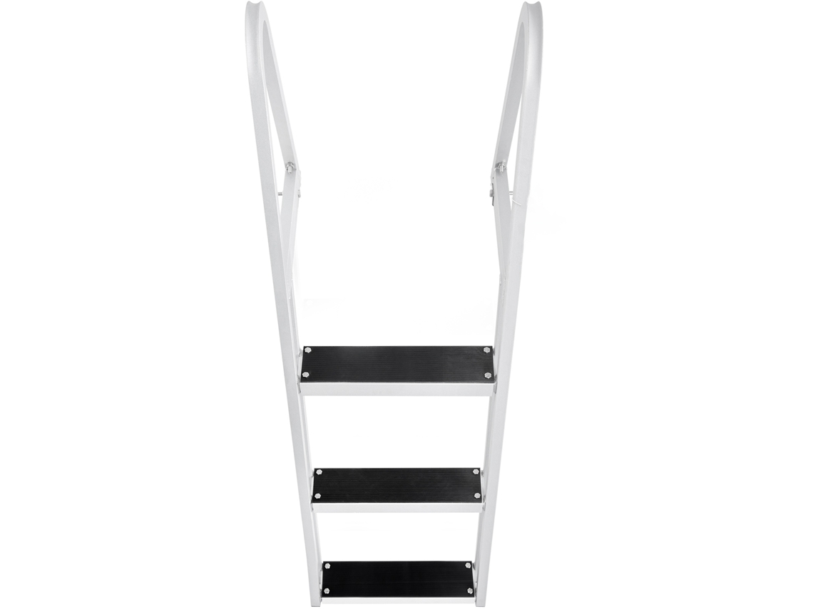 Escalera de barco desmontable de 3 escalones Succebuy, capacidad de 350 lb