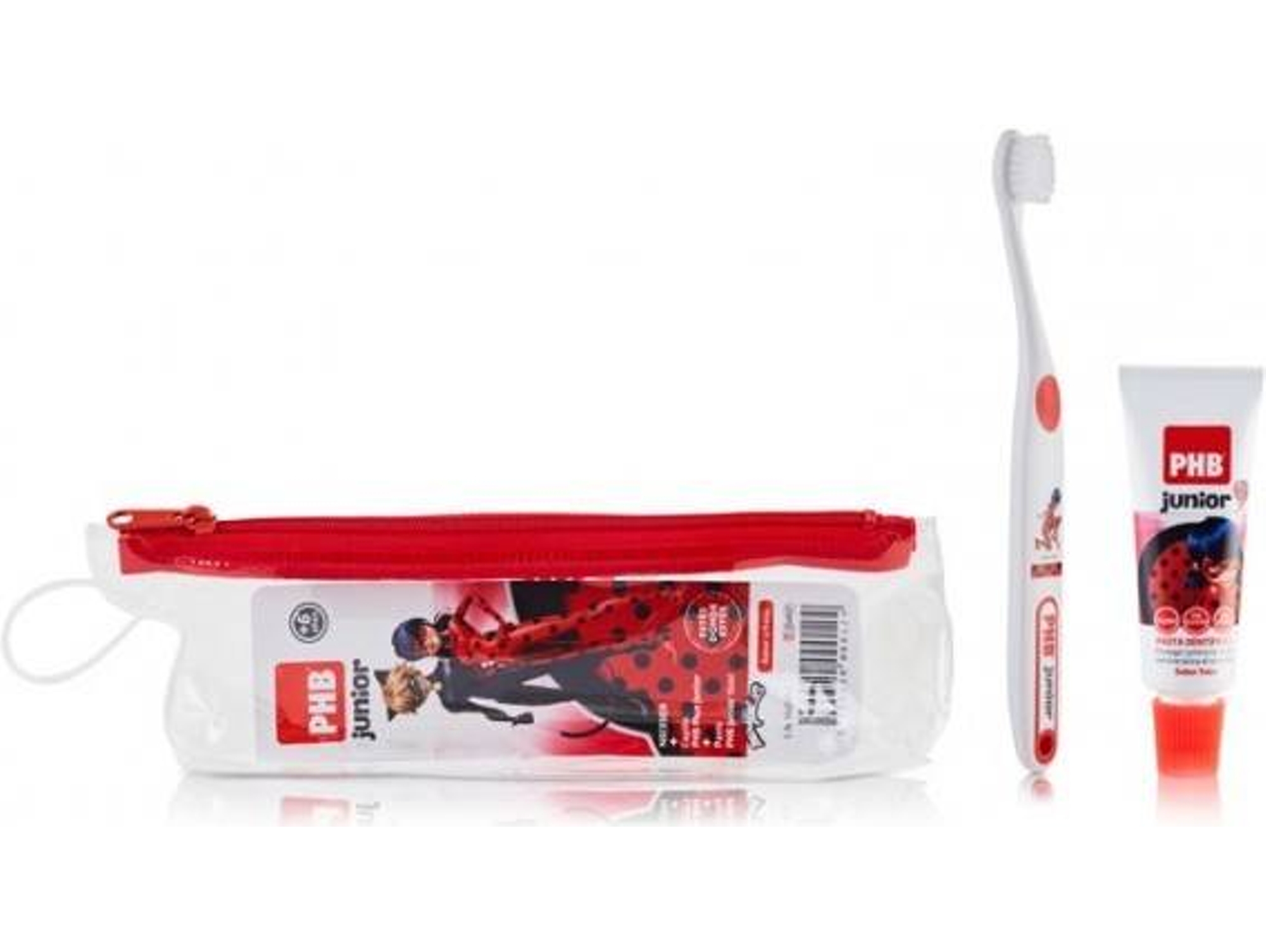 Kit PHB Plus Junior Ladybug + Dentifrico 15 ml