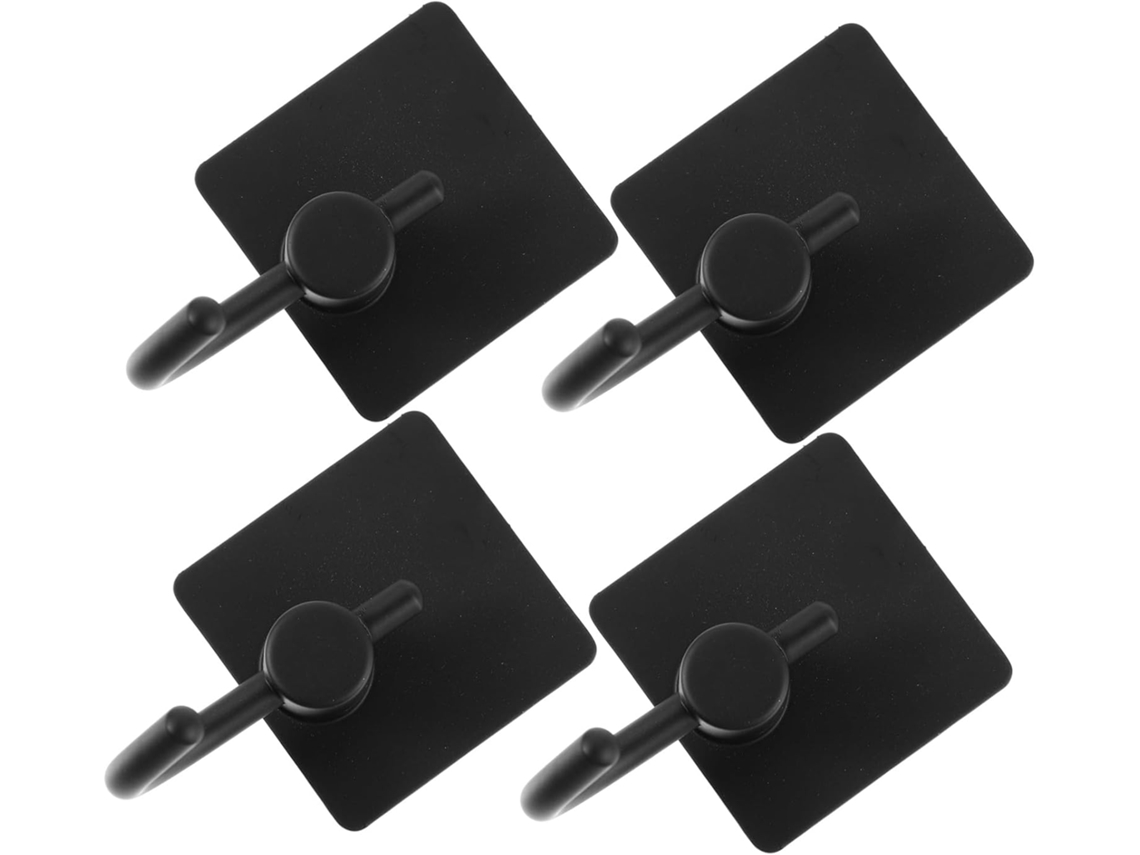 Juego de 4 ganchos de pared autoadhesivos de acero inoxidable CHABERLU