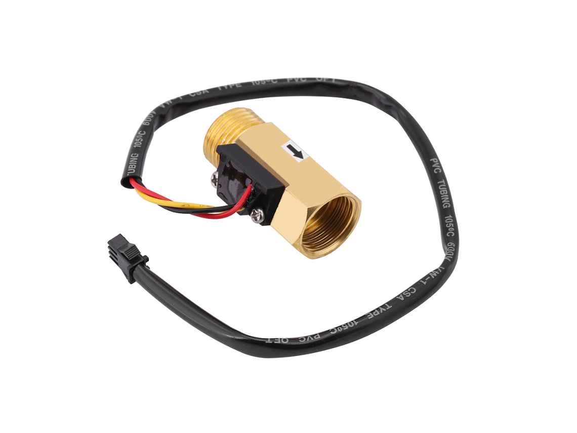 Omni-sensor De Flujo De Agua Duradero 1-30l/min Interruptor Medidor De Flujo Hilo G1/2
