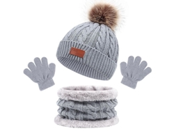 2026-set De Gorro Bufanda Guantes Para Niños Edad 1-5 Años Otoño Invierno