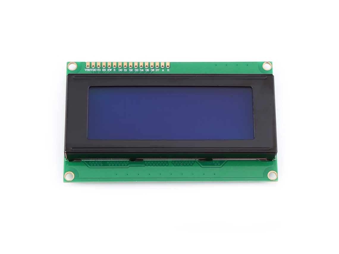 Módulo De Pantalla Lcd 2004a 5v 20x4 Caracteres Pantalla Azul Con Fondo Blanco