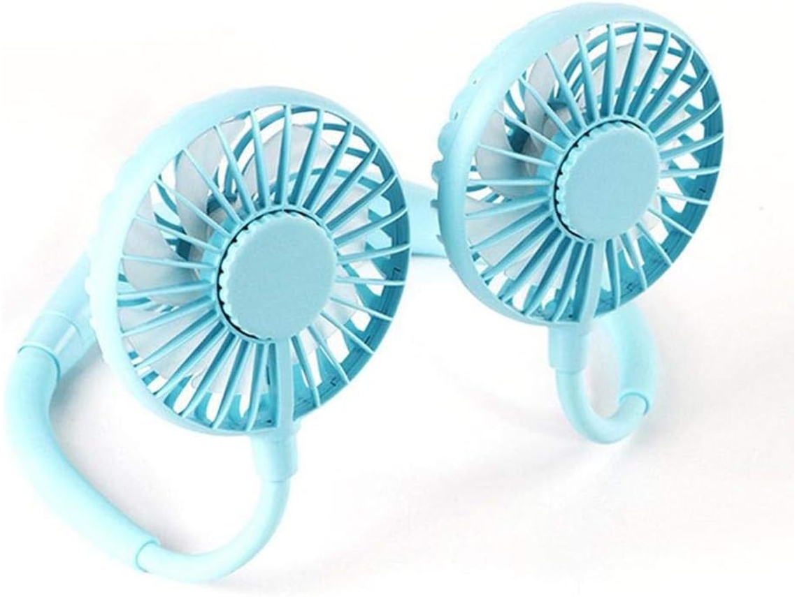 Ventilador 3 V 2000 Mah Silencioso Portátil Ajustable Recargable