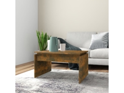 Mesa de Centro de Apoyo 68X50X38 Cm Derivados de Madera Roble Ahumado