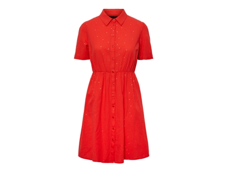 Vestido de Mujer PIECES (XS - Multicolor)