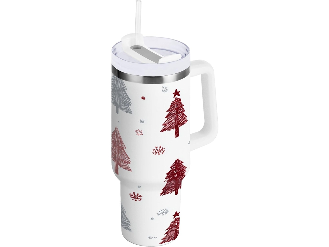 Árbol Navidad Vaso Botella Taza Acero Inoxidable - Vaso Térmico Portátil