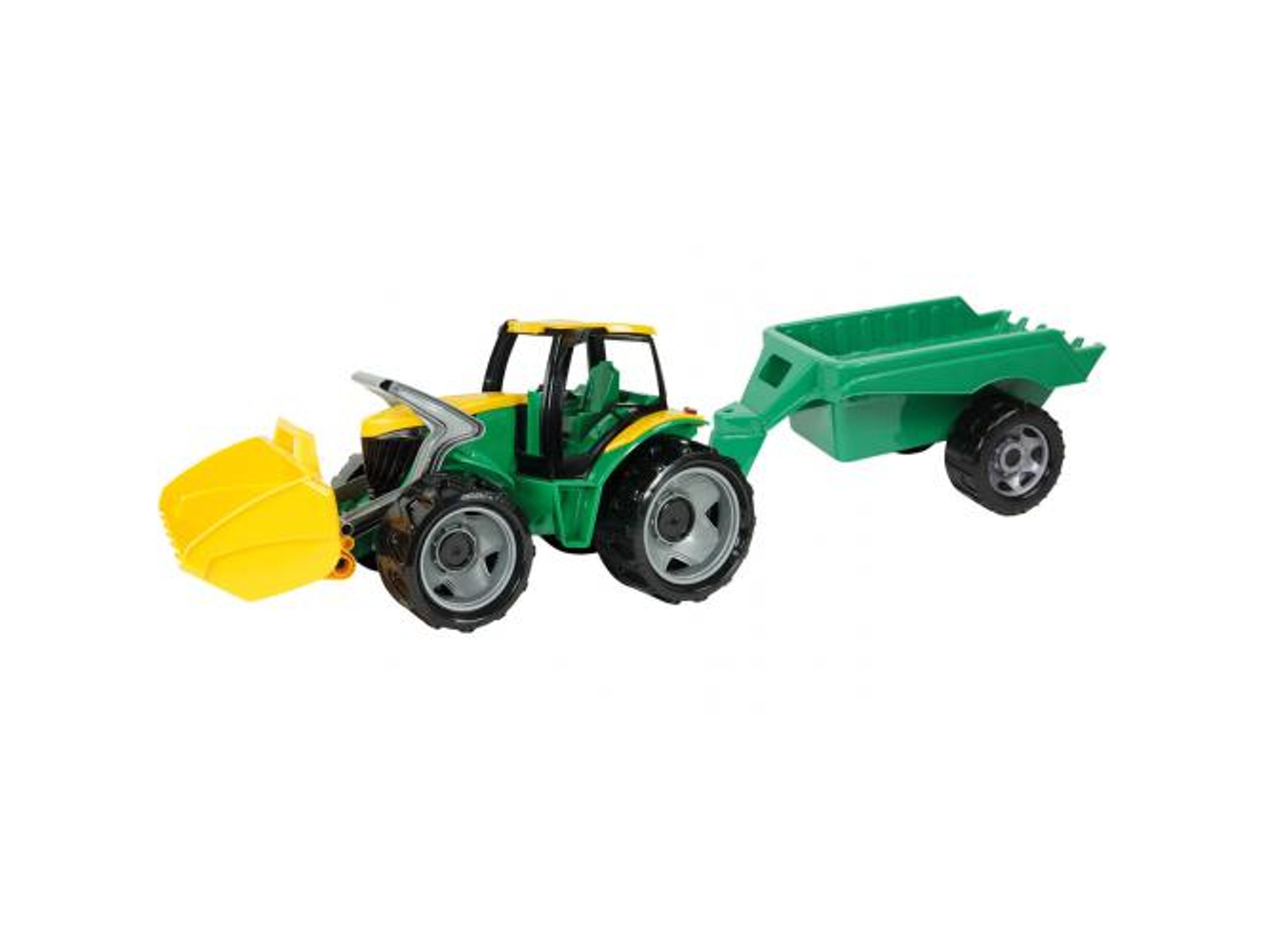 Vehículo de Juguete LENA TOYS Tractor con Pala y Remolque