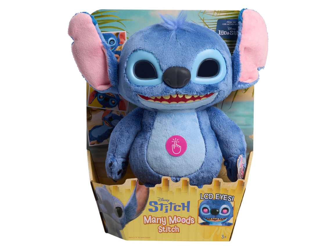 Peluche interactivo Disney Stitch 30cm Just Play