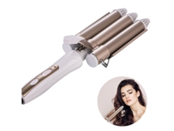 Modelador de Cabello con 3 Barras para Ondas Grandes y Calentamiento Rápido