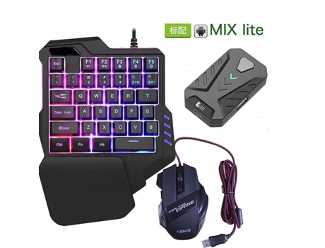 Teclado Mix+G30 + Mouse St02 Para Jogos Móveis