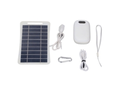 Cargador solar (carga y calienta las manos)