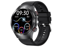 Reloj inteligente E800 con pantalla AMOLED de 1,49 pulgadas, Bluetooth, llamadas, terapia láser, ECG, correa de silicona Ly Ebike